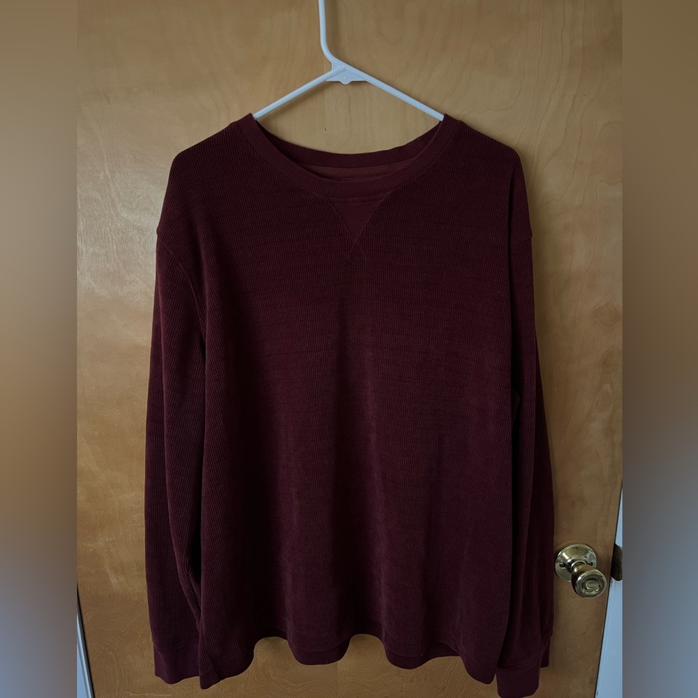 Goodfellow & Co Men's Deep Red Crewneck Sweater